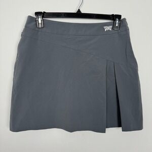 PXG Women's L Sirocco Pleat Skirt Gray Pleated Athletic Skort WS23ABK0-41 Size L